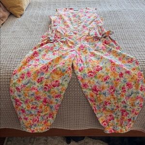 Laura Ashley Multicolor Floral Jumpsuit